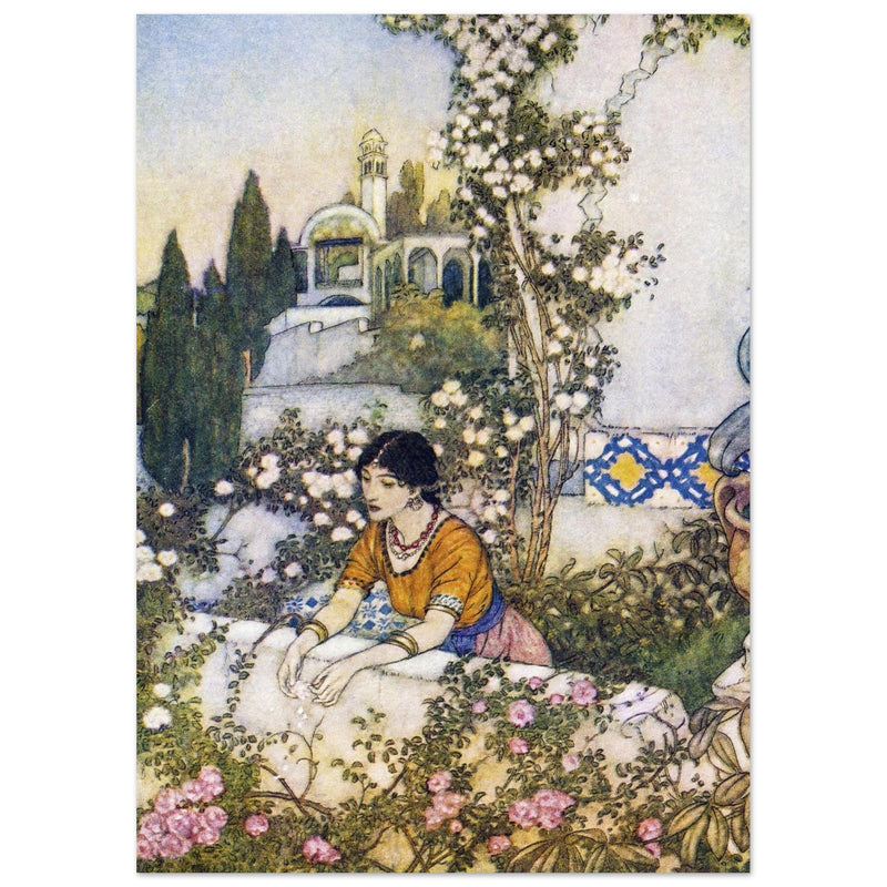 Edmund Dulac The Rubaiyat of Omar Khayyam vintage illustration.