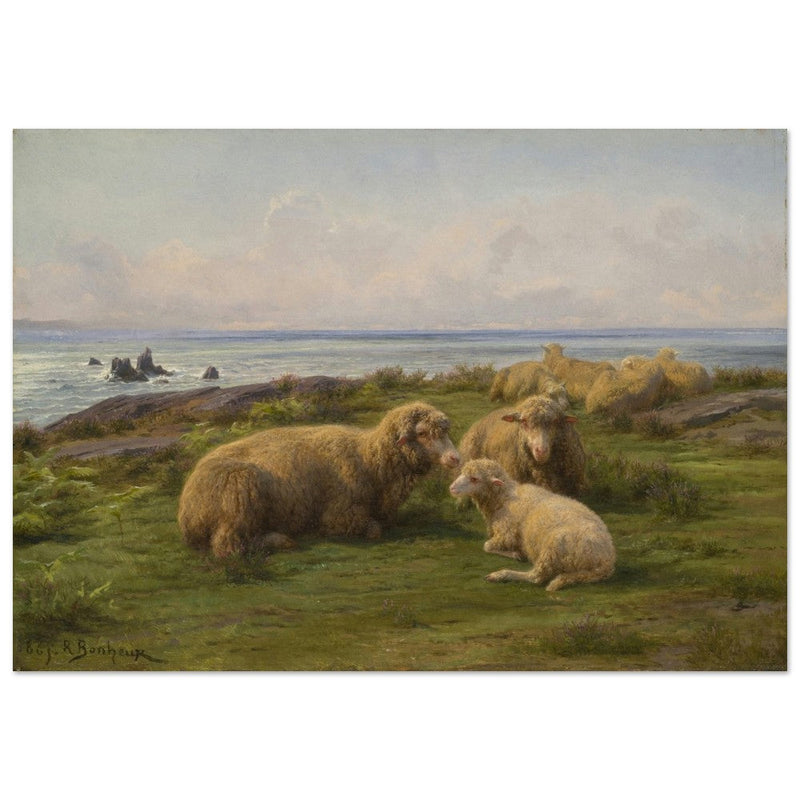 Sheep by the Sea by Rosa Bonheur.