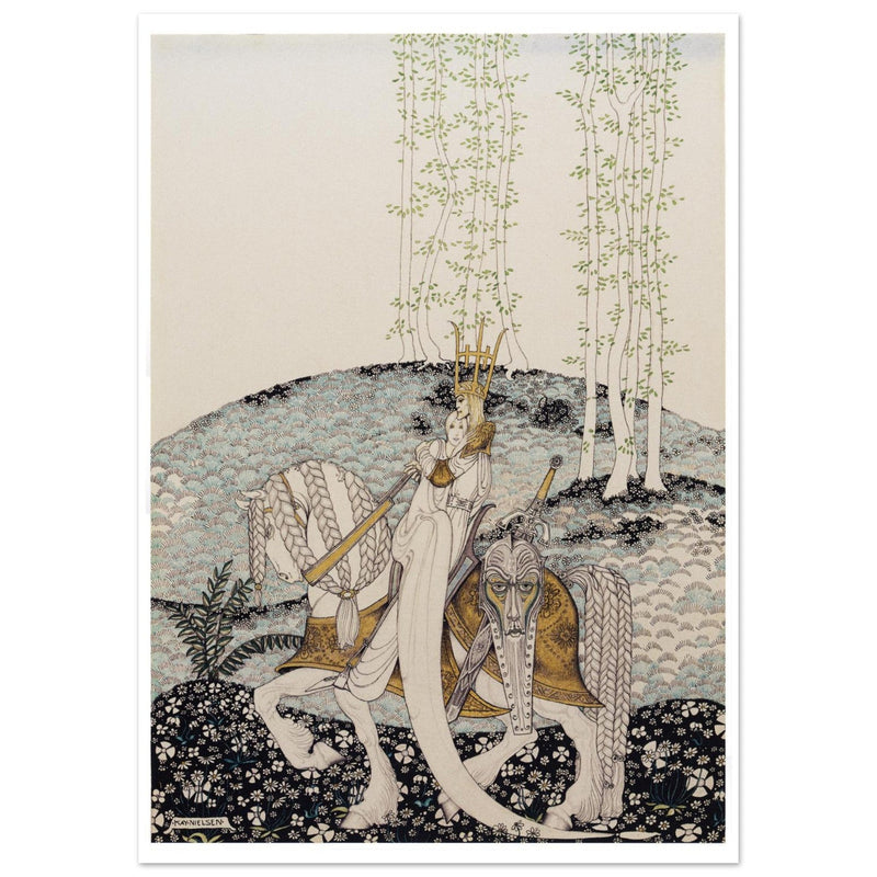 Kay Nielsen and his illustration to The Lassie and Her Godmother.