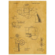 Vintage revolver patent by C P O'Neill.