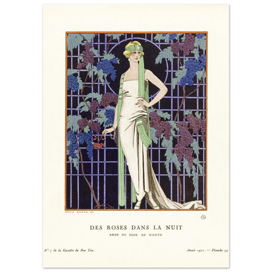 George Barbier The tree of Knowledge vintage illustration 1914.