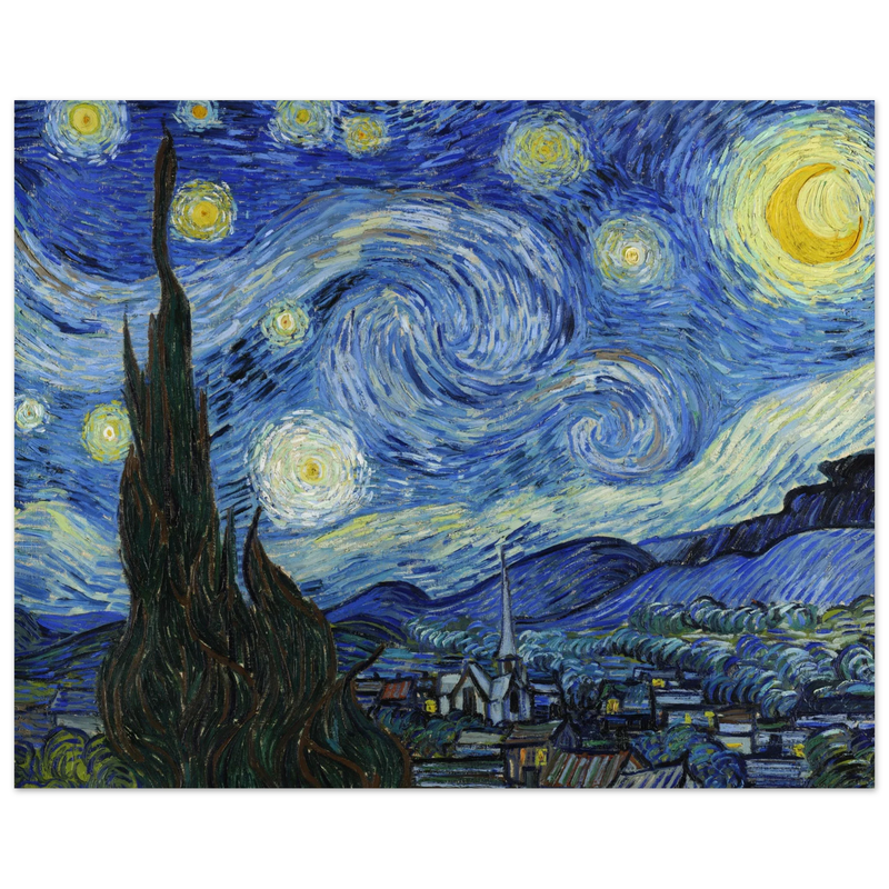 The Starry Night by Vincent Van Gogh