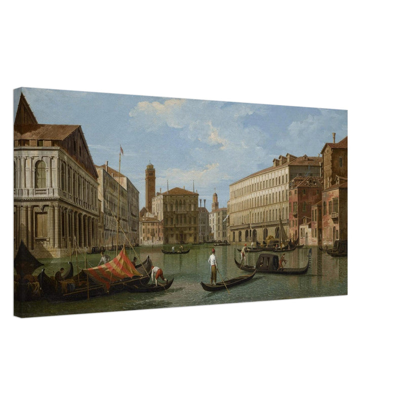 Venice, the Grand Canal, looking North from the Palazzo Rezzonico to the Palazzo Balbi by Studio of Giovanni Antonio Canaletto