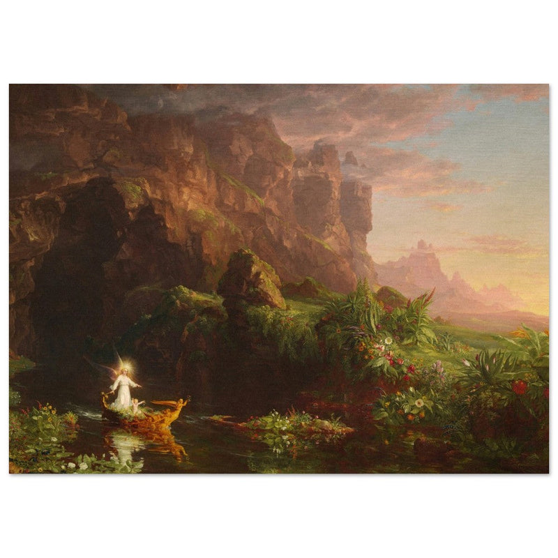 The Voyage of Life Childhood by Thomas Cole 1842.