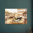 Harness racing .Ready for the Trot Bring up Your Horses by Nathaniel Currier.