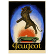 Peugot vintage advertising by Leonetto Cappiello 1925 poster .