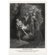 Gustave Dore The Bible engraving print . The Burial of Christ illustration .