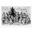 Cats decorating Christmas tree by Louis Wain 1906