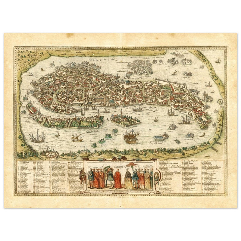 Venetia old city map