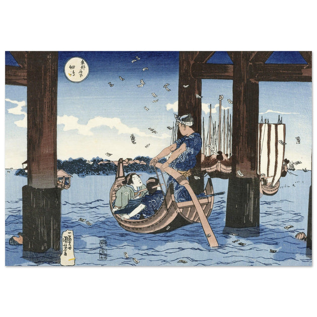 Tsukuda Island by Utagawa Kuniyoshi.