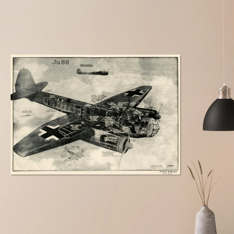 Junkers Ju 88  german combat aircraft of II World War