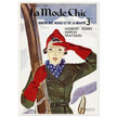La Mode Chic old vintage fashion magazine cover from the 30s. January 1936.