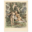 Paul Emile Becat erotic illustration Les Baiseres ( The Kisses )