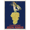 Joseph Stall Champagne Joseph Perrier vintage poster