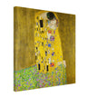 Gustav Klimt painting The Kiss
