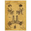 Bust reducer brassiere vintage patent by M Perillat