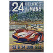 Le Mans race 1962 by Michel Beligond vintage poster .