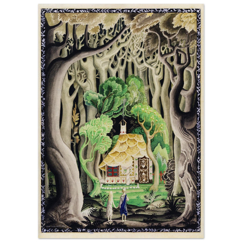 Kay Nielsen and his illustration  for Hansel and Gretel.