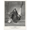 Gustave Dore The Bible engraving print . Salomon illustration .