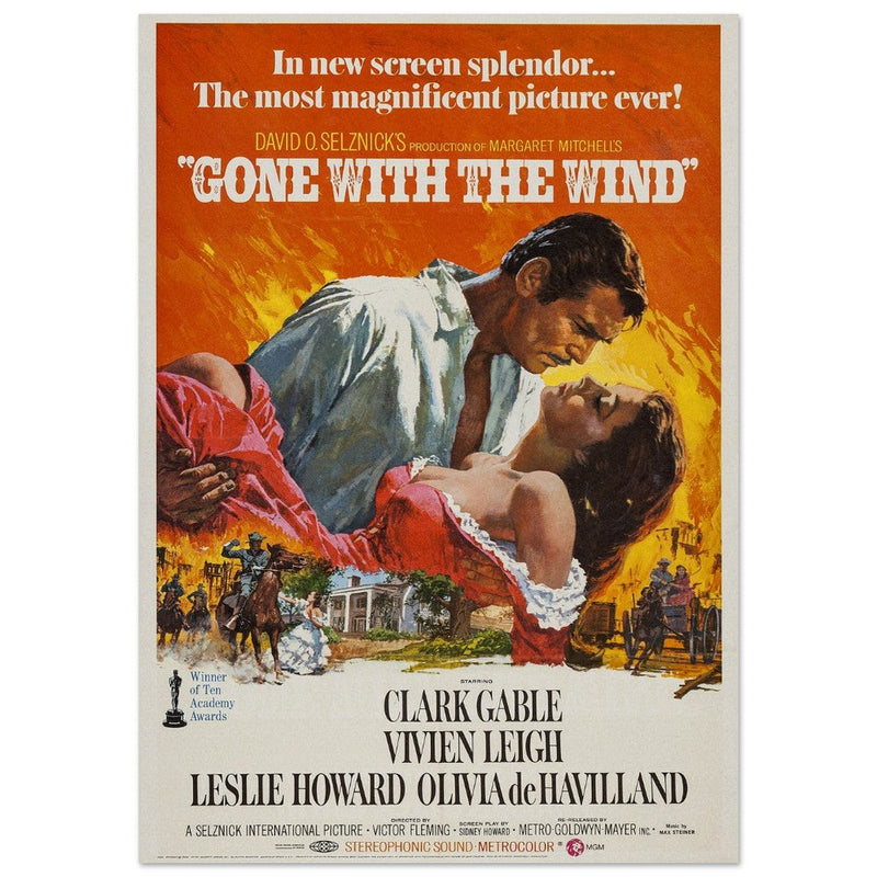 Gone With The Wind movie poster.