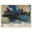 Lancaster Bombers vintage poster reproduction