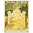 Automobile Club de France vintage art poster  1903 by Privat Livemont.