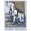 Cat painting cubism style poster reproduction Creator: Antonín Procházka 1921