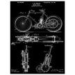 vintage motorcycle patent by G. M Holley.