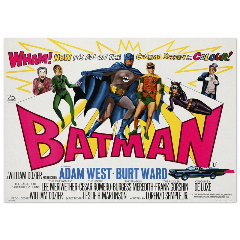 Batman movie poster.