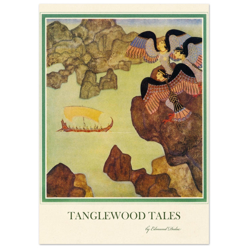 Edmund Dulac Tanglewood Tales illustration. Circe’s Palace.
