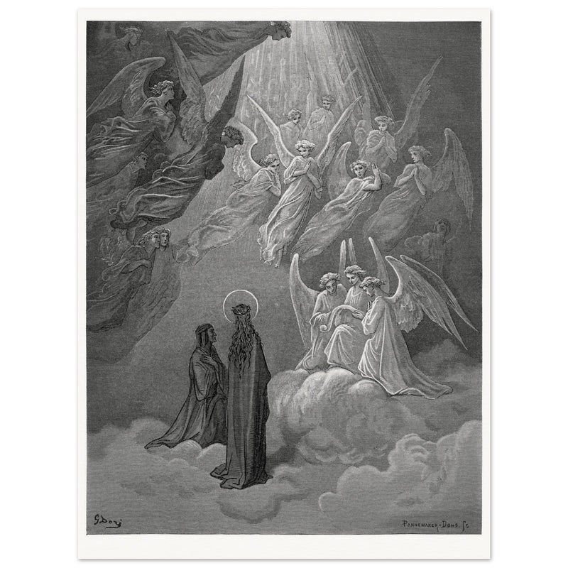 Gustave Dore illustration in the Paradise section in The Divine Comedy.