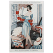 Chouquette revient de villégiature avec de l'excédent de bagages illustration created by Gerda Wegener Fantasio magazine.  print