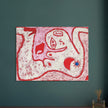 Paul Klee A Woman For Gods abstract painting.    poster