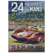 Le Mans race 1962 by Michel Beligond vintage poster .