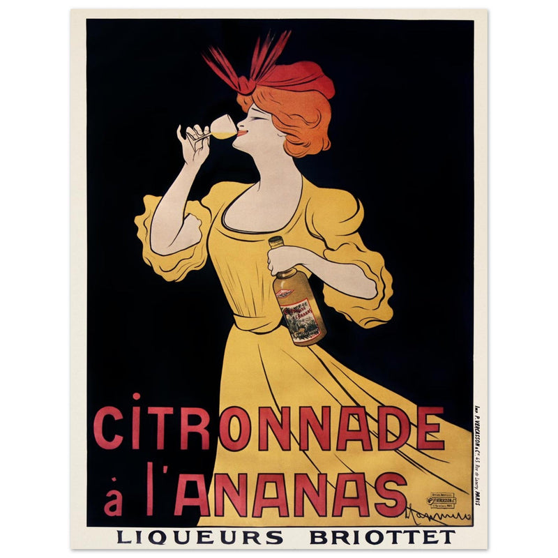 Citronnade Ananas advertising vintage poster by Leonetto Cappiello.