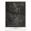 Gustave Dore The Bible engraving print . The Crucifixion illustration .