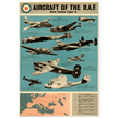 Aircraft of the R.A.F II Warplanes of the British Air Force II World War print