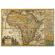 Africa ancient map of the XVIII century by Johann Georg Schreiber.