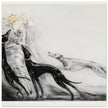 Louis Icart Coursing II - Young Woman with Greyhounds