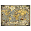World Wonders, A Pictorial Map by Ernest Dudley Chase.