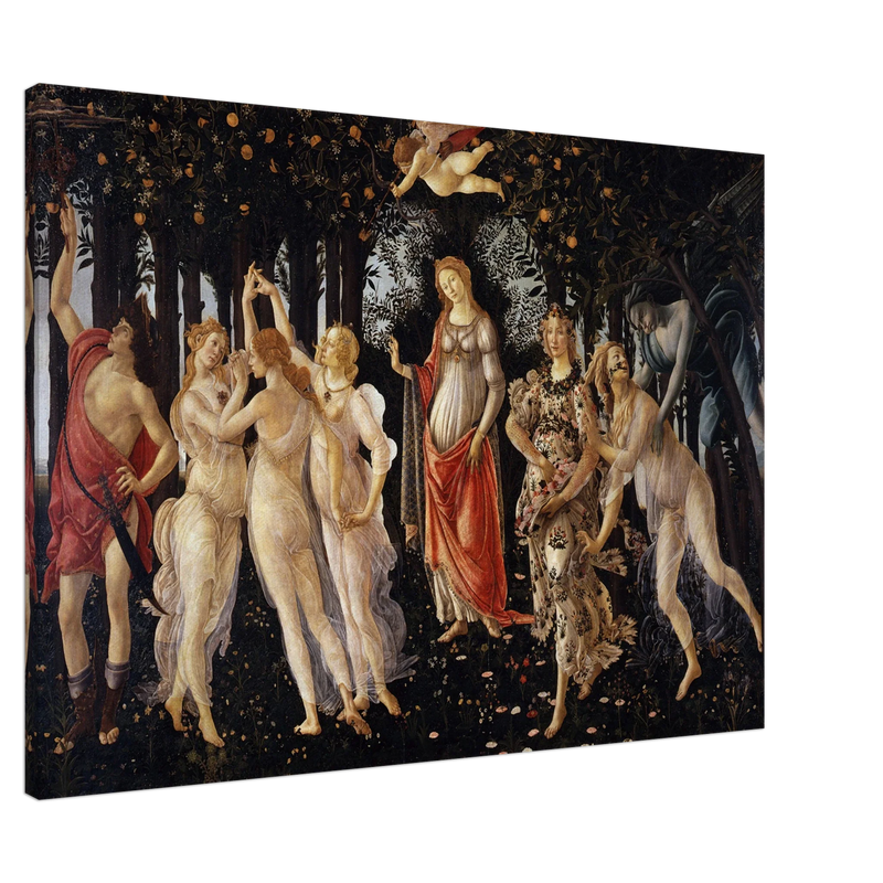 Canvas La Primavera ( Spring ) by Sandro Botticelli 1481-1482