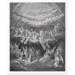 Gustave Dore illustration for The Divine Comedy by Dante Alighieri.  Paradise.
