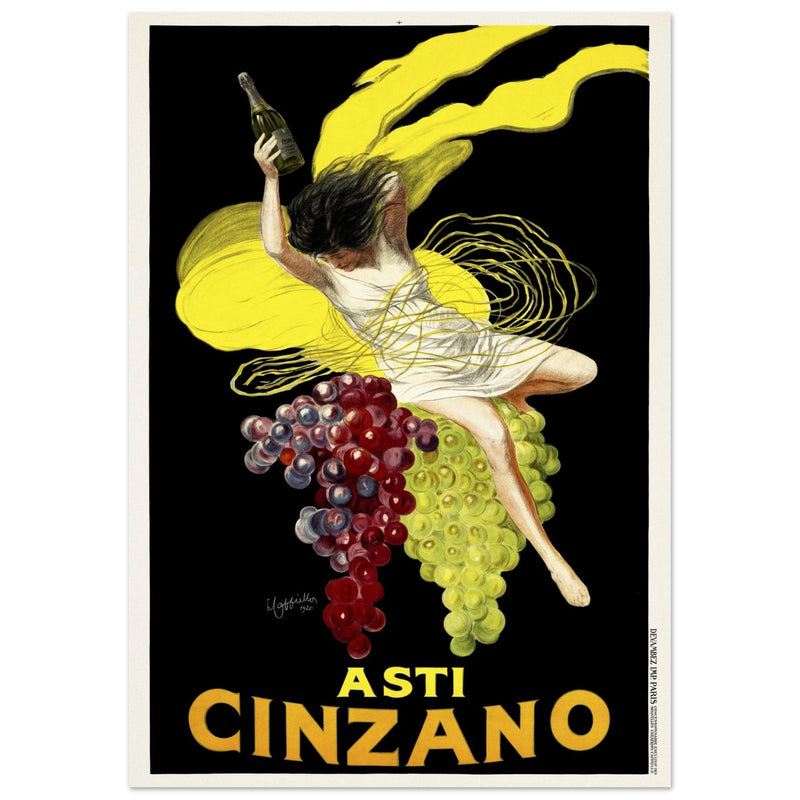 Asti Cinzano vintage poster advertising by Leonetto Cappiello.