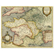 Galliae Veteris Typus by Abraham Ortelius. Ancient map of  Gaul ( now France ) .
