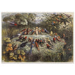 Richard Doyle illustration for Fairyland book. Elf teaching the young birds to sing