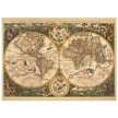 1596 World map by Arnold and Hendrik Van Langren. Orbis Terrae Compendiosa map fine art map is a marvel of historic cartography
