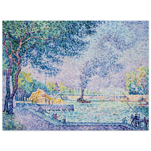 Paul Signac La Passerelle Debilly painting.