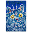 Cat Gouache by Louis Wain.