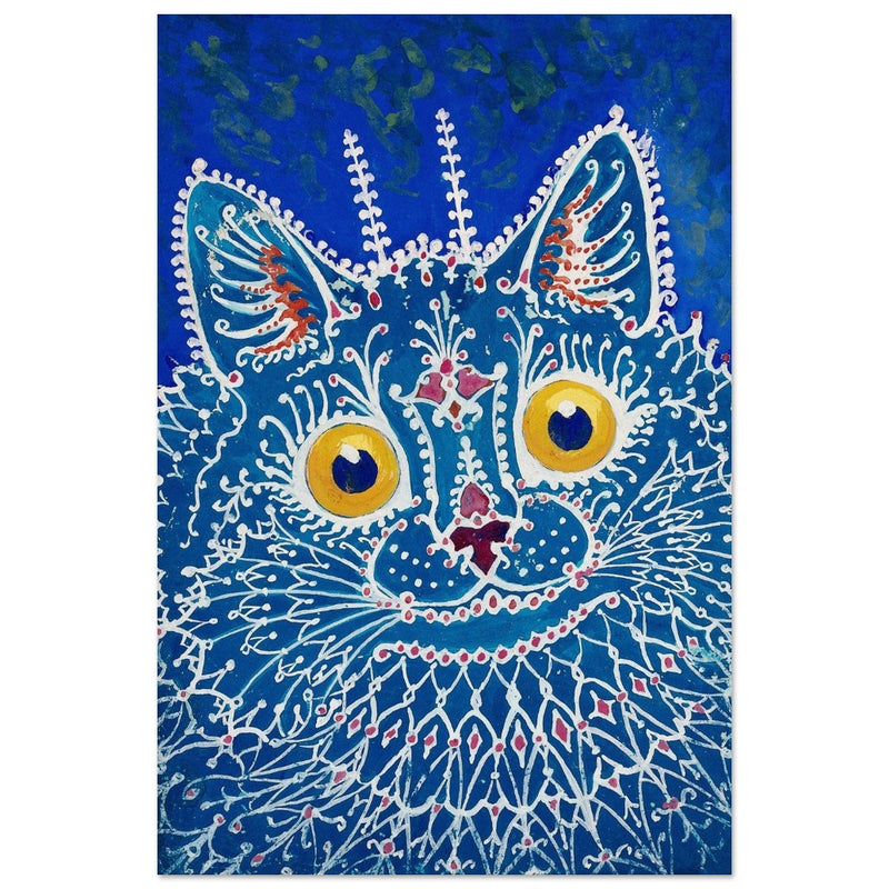 Cat Gouache by Louis Wain.