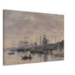 Bordeaux  the Harbor France by Eugene Boudin 1874.